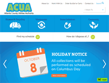Tablet Screenshot of acua.com